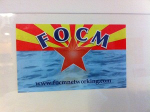 FOCM Window Sticker